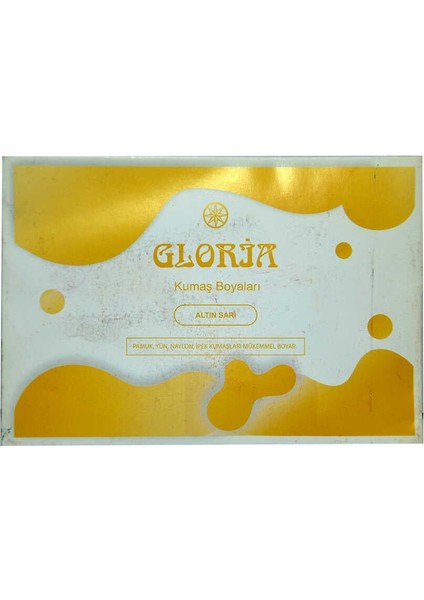 Kumaş Boyası Altın Sarı 10 gr Pkt