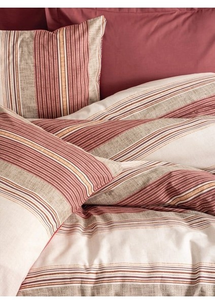 Line Tek Kişilik Nevresim Takımı Kenway Bordo fiyatları