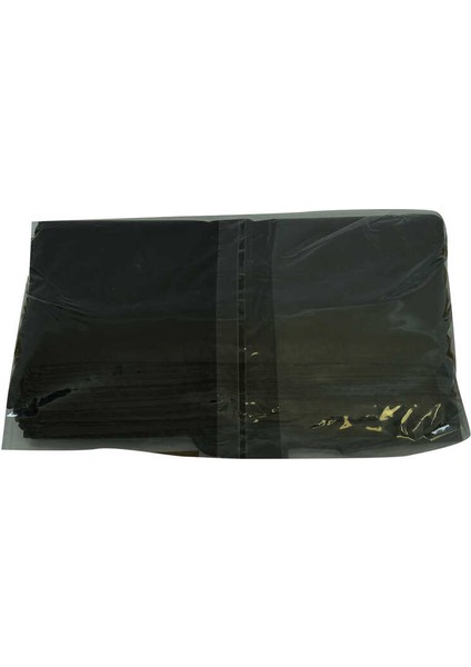 Orta Boy Atlet Geri Dönüşüm Granül Çanta Poşet 47X27 cm Kalın Siyah 1000 gr 1 Paket