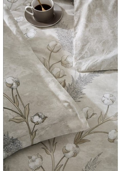 Özdilek Çift Kişilik Ranforce Nevresim Takımı Algodon Bej modelleri