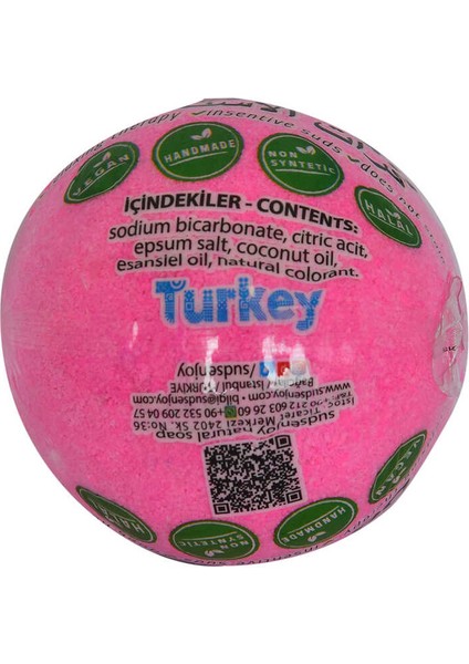 Pembe Düşler El Yapımı Banyo Küvet Topu Sabunu Pembe 90-120 gr modelleri