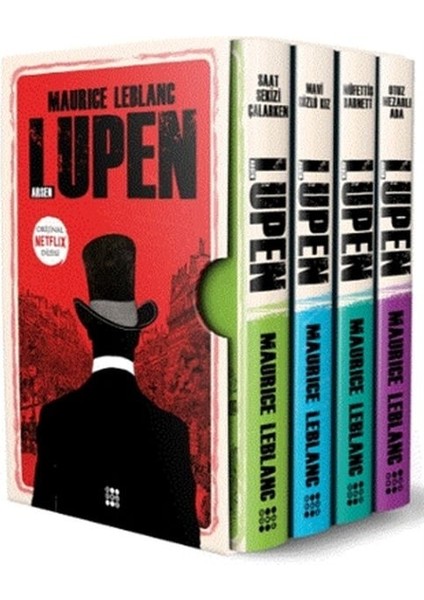 Arsen Lüpen-Kutulu Siyah Set (4 Kitap Takım)