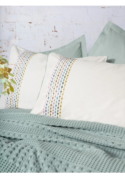 Aura Çift Kişilik Pike Takımı Pebble Mint fiyatları