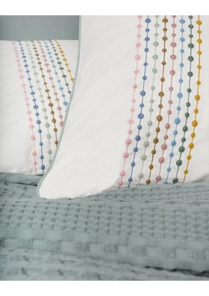 Aura Çift Kişilik Pike Takımı Pebble Mint fırsatları