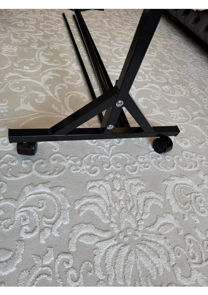 160 cm Çelik Konfeksiyon Elbise Askılık Tekerlekli Portatif Eşek Home Hanger 105 cm En Demonte