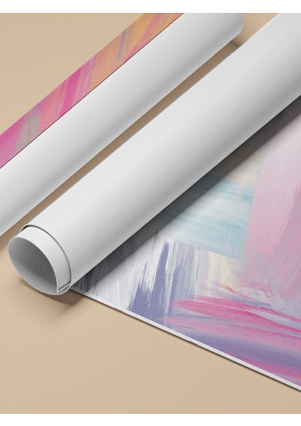 Çerçevesiz Poster, Do More Of What You Love Yazısı, Renkli Fırça Efektleri Poster No: 107632 fırsatları