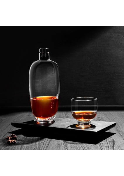 Malt 92785 Kristal Viski Şişesi 1050 cc – Ahşap Altlıklı, Kurşunsuz Kristal Cam fırsatları