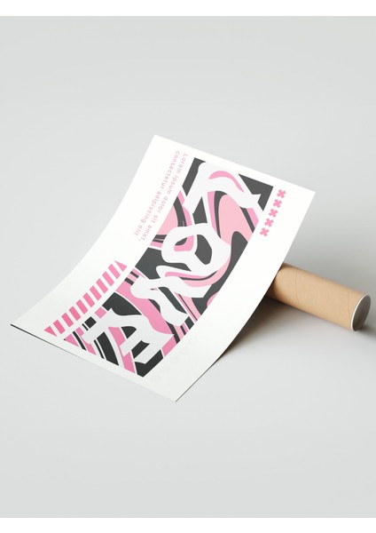 Çerçevesiz Poster, Love Yazısı, Pembe Tonlar, Dikey Tipografi Poster No: 107657 modelleri