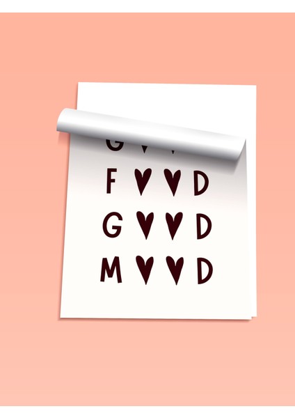 Çerçevesiz Poster, Tipografi Kalp Sembolü, Kırmızı Yazı, Minimal Poster Poster No: 106615 fiyatları