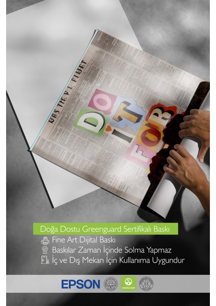 Çerçevesiz Poster, Tipografik Söz: Do It For The Plot, Renkli Harflerle Poster No: 107497 indirimleri