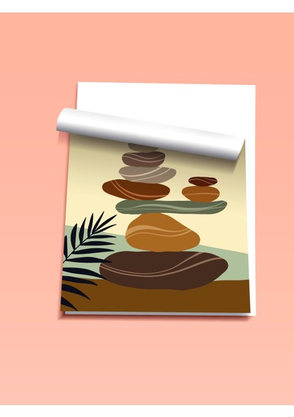 Çerçevesiz Poster, Zen Taşları, Dengede Duran Kaya Kompozisyonu Poster No: 107922 fiyatları