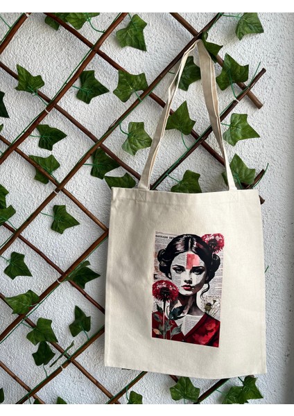 Ham Kanvas Baskılı Bez Çanta fırsatları