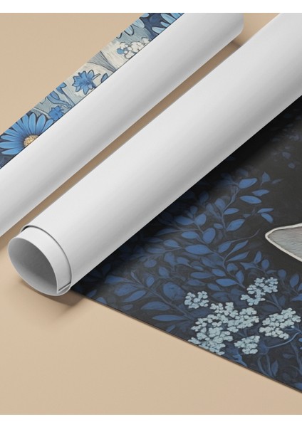 Çerçevesiz Poster, Tavşan, Papatyalar Arasında, Masalsı Stil Poster No: 107349 fırsatları