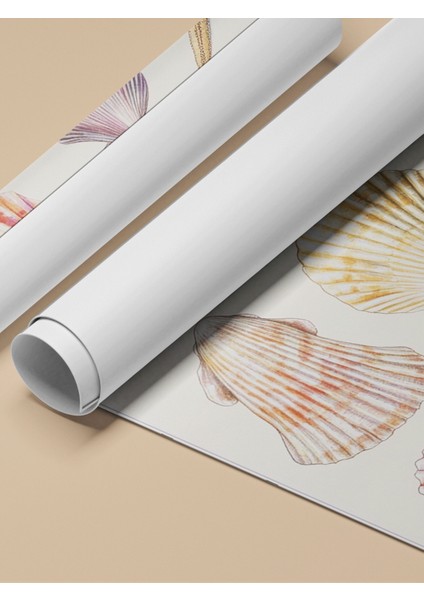 Çerçevesiz Poster, Denizin Hazinesi – Vintage Kabuk Illüstrasyonu Poster No: 107445 fırsatları