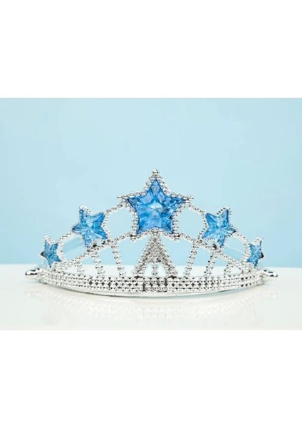 Plastik Kraliçe Prenses Tacı Çocuk Boy