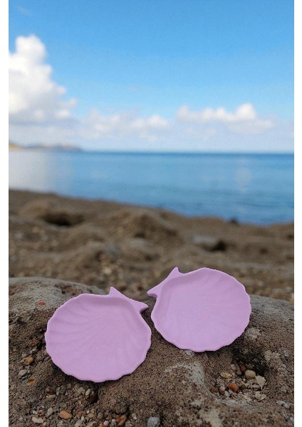 2'li Dekoratif Istiridye Takı Tabağı, Aksesuarlık, Mumluk %100 Taş Tozu 10X10CM fırsatları