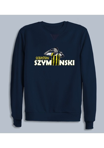 Szymanski Baskılı Pamuklu Erkek Sweatshirt
