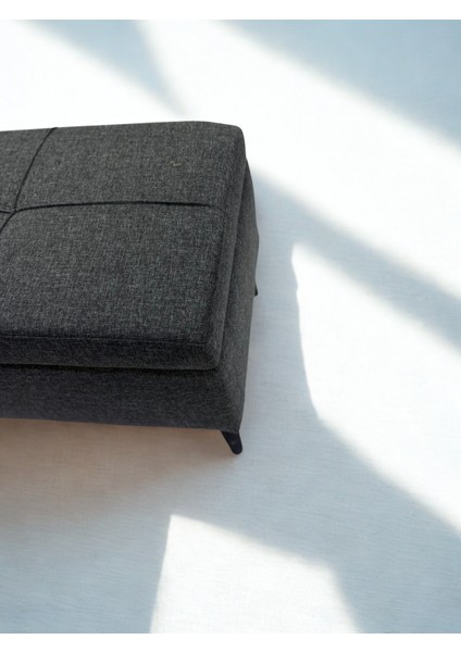 Sandıklı Keten Puf – Antrasit Gri | 60X45X40 cm Depolama Alanlı, Modern Dekoratif Oturma & Ayak Ucu Pufu fırsatları