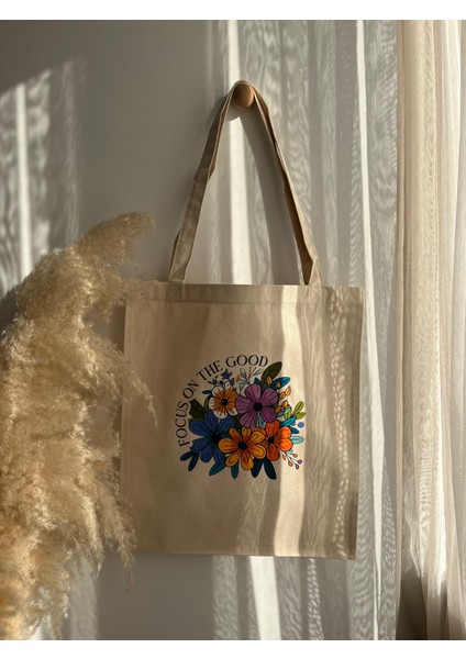 Ham Kanvas Baskılı Bez Çanta fırsatları