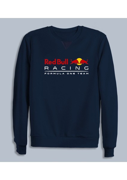 Formula 1 Red Bull One Team Baskılı F1 Bisiklet Yaka Ilkbaharlık Ince Sweatshirt