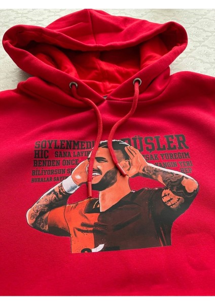 Mauro Icardi Hoodie Sweatshirt 3 Iplik Pamuklu fırsatları