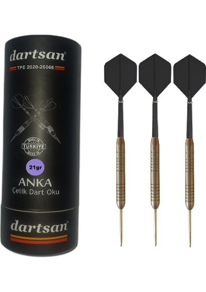Anka Türk Malı Çelik Dart Oku 21 gr