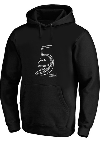 Sebastian Vettel Çizim V5 Formula1 Baskılı Erkek Sweatshirt