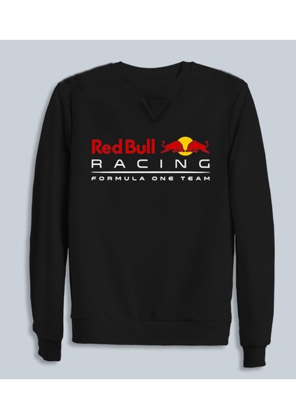 Formula 1 Red Bull One Team Baskılı F1 Bisiklet Yaka Ilkbaharlık Ince Sweatshirt