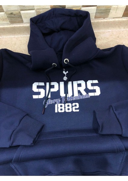 Tottenham Spurs Baskılı 3 Iplik Şardonlu Sweatshirt modelleri
