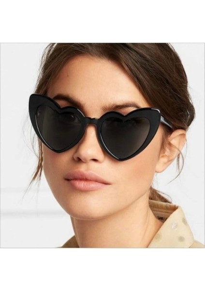 Siyah Renk Kalp Şekilli Parti Gözlüğü modelleri