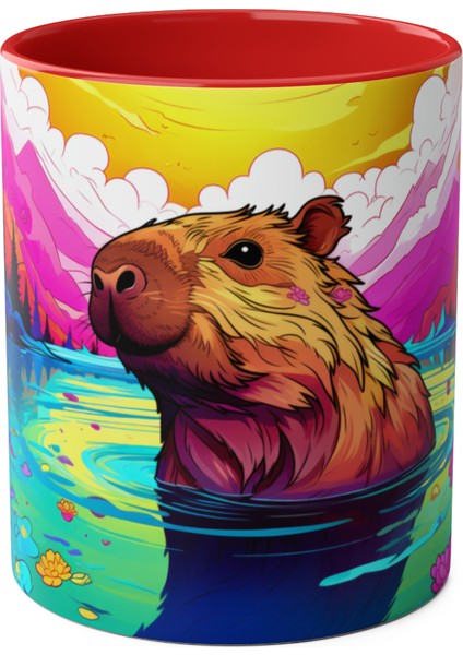 Capybara (Kapibara) Baskılı Kupa