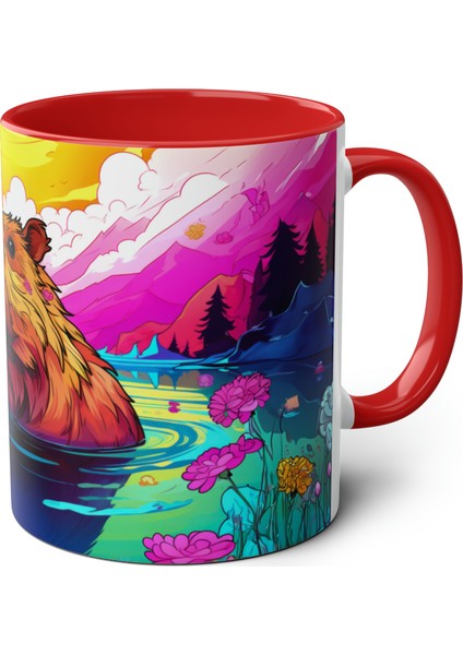 Capybara (Kapibara) Baskılı Kupa fiyatları