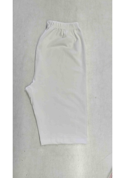 Rahat Kalıp Ağlı Beyaz Kısa Tayt fiyatları