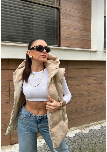 Oversize Kadın Spor Şişme Yelek fiyatları