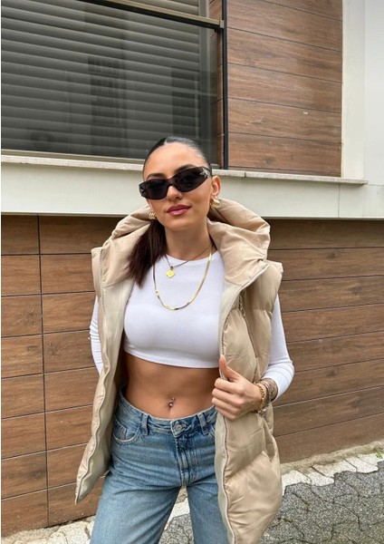 Oversize Kadın Spor Şişme Yelek fırsatları