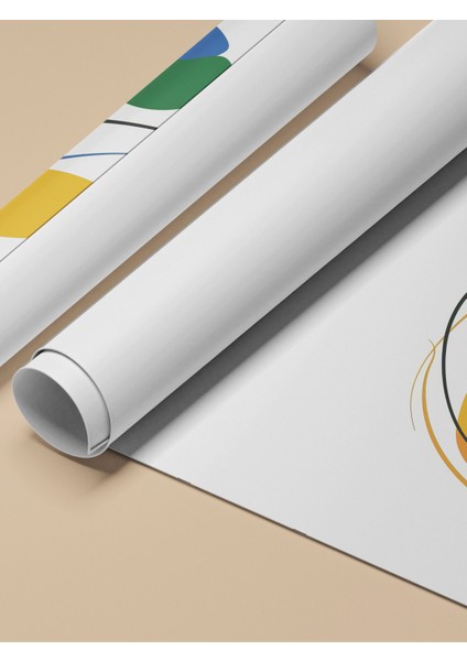 Çerçevesiz Poster, Anne ve Çocuk, Minimal Çizgi Stil, Soyut Renkli Poster No: 106582 fırsatları