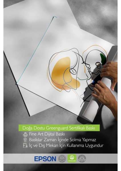 Çerçevesiz Poster, Anne ve Çocuk, Minimal Çizgi Stil, Soyut Renkli Poster No: 106582 indirimleri