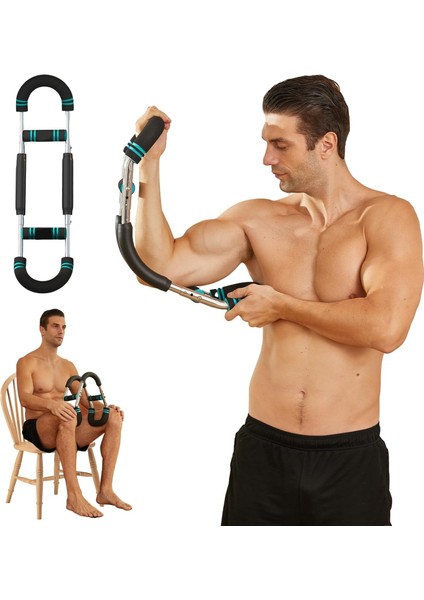 Tüm Vücut Antrenmanı İçin Ayarlanabilir Dirençli Bar Kol Bacak Bilek Omuz Göğüs Kas Güçlendirici Egzersiz Aleti Spor Aleti, Taşınabilir Ev Fitness fiyatları