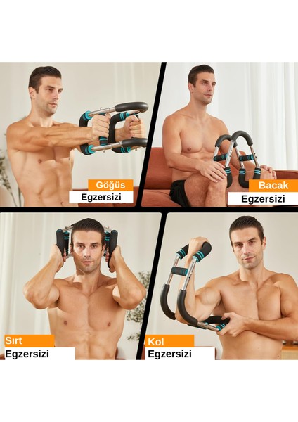 Tüm Vücut Antrenmanı İçin Ayarlanabilir Dirençli Bar Kol Bacak Bilek Omuz Göğüs Kas Güçlendirici Egzersiz Aleti Spor Aleti, Taşınabilir Ev Fitness