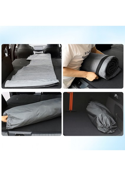 Araç İçi Şişme Yatak Ve Yastık Seti Pompa Dahil Otomobil Arka Koltuk Uyku ve Dinlenme Seyahat ve Kamp Yatağı Konforlu Taşınabilir indirimleri