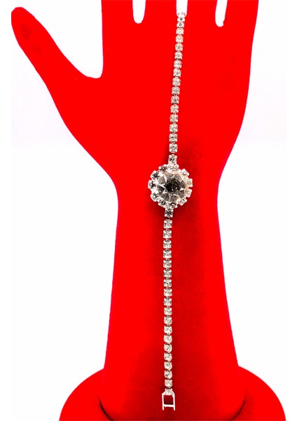 Taşlı Abiye Bileklik