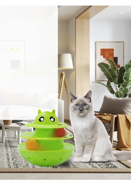 Mama Hazneli Katlı Sallanan Tower Of Tracks Kedi ve Köpek Oyuncağı / Shaking Pet Toy modelleri