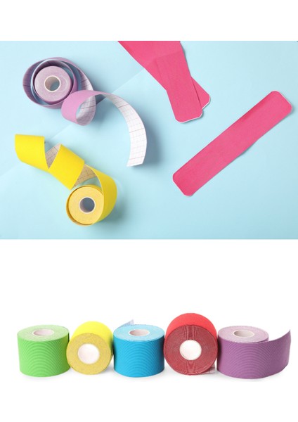 Kinezyo 5 Metre x 5 cm Sporcu Bandı Sporcu Bandı Ağrılar Kas Sport Tape fiyatları