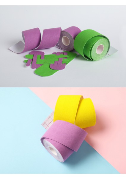 Kinezyo 5 Metre x 5 cm Sporcu Bandı Sporcu Bandı Ağrılar Kas Sport Tape modelleri