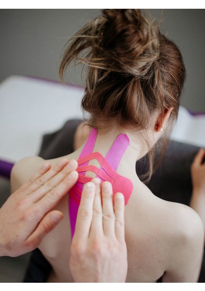 Kinezyo 5 Metre x 5 cm Sporcu Bandı Sporcu Bandı Ağrılar Kas Sport Tape