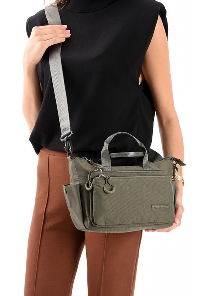 Kadın Postacı Çanta Paraşüt Kumaş Çapraz Askılı Elde Tutmalı Omuz Çantası 21*17 cm Su Itici Kumaş modelleri