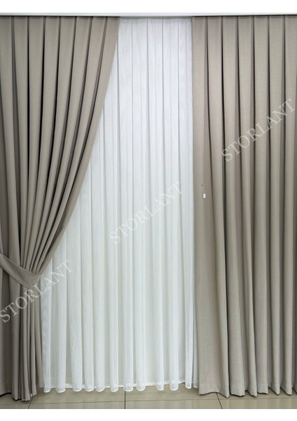 Parıltılı Bambu Gümüş Tül Perde | Ağır Gramajlı, 1/3 Sık Pileli, Ütü Gerektirmez fırsatları