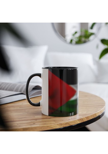 Filistin Bayrağı Baskılı Kupa