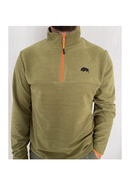 Domuz Desenli Sweat Polar