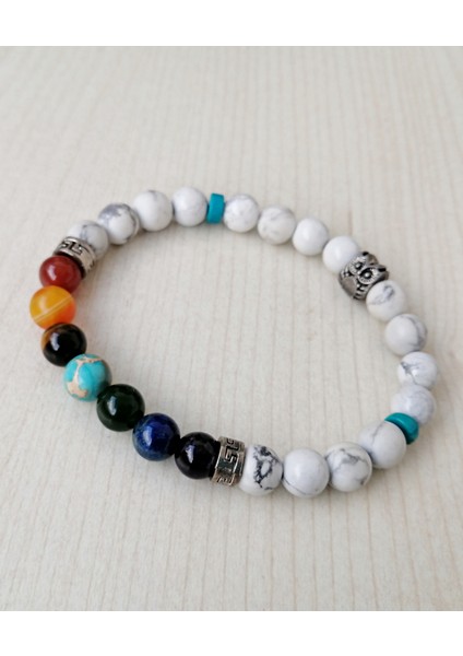 Unisex Doğal Taş Bileklik Çakra Meditasyon Yoga Enerji Taşlar Erkek Bayan Bileklik MDB342 modelleri